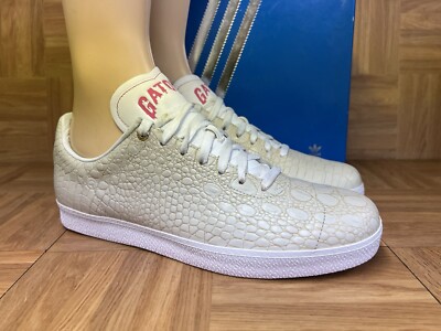 RARE🔥 12.5 - Adidas Gazelle OP CROC Gator Consortium Int Bone