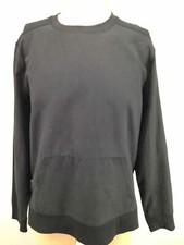  97 Calvin Klein Men'S Black Crewneck Sweater Pullover Long Sleeve Sweatshirt S