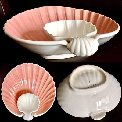Fantastic Collector s Vintage (1976) Fitz & Floyd Pottery Shell Dish (12 /30cm)