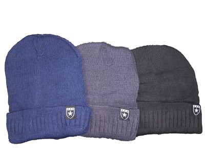BUY 2 GET 1 FREE  AUTHENTIC ACRYLIC BEANIE WARM WINTER KNIT CAP FOR MEN & WOMEN