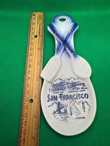 Vintage San Francisco Ceramic Spoon Rest - Picture 7 of 7