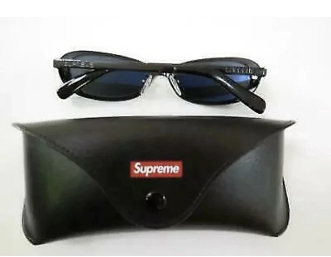 Lunettes de soleil Supreme Exit noires SS18 flambant neuves