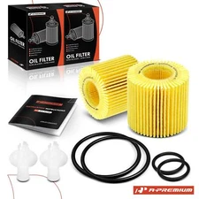 2x Engine Oil Filter for Toyota Corolla 2009-2018 Matrix Lexus CT200h Prius V