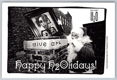 Milwaukee Happy H2OLIDAYS Gallery 1120 Art Showcase Postcard