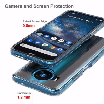 Per Nokia 8.3 5G Custodia Trasparente Silicone Sottile Anti-urto