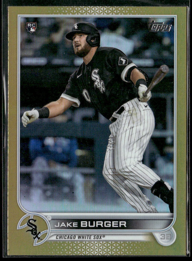 2022 Topps #186 Jake Burger #186 Gold