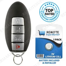 For 2013 2014 2015 Nissan Altima Keyless Entry Smart Prox Remote Key Fob