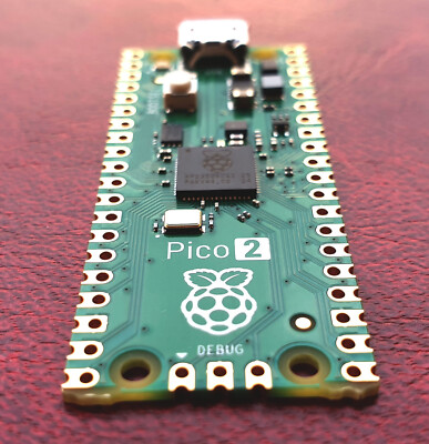 Carte Microcontrôleur Raspberry Pi Pico 2 H - RP2350 Dual-core, 520 Ko SRAM, Programmable En C/C++/Python - Compatible Pico 1