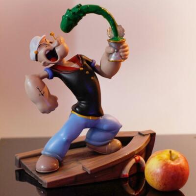 Popeye-Popeye 3D-Druck, unlackiert und unmontiert (H = 246 mm)