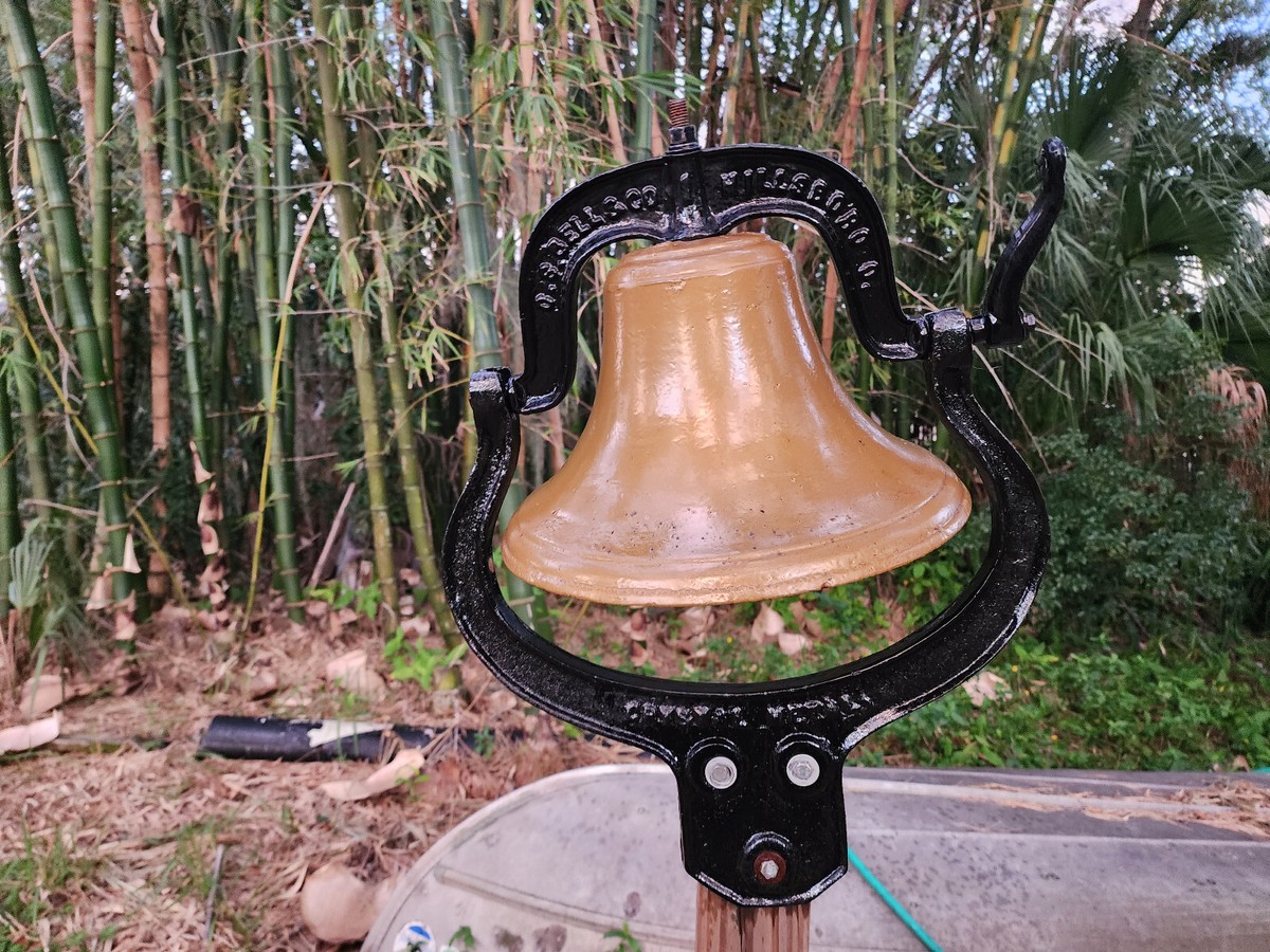 1890 Antique Crystal Metal C.S. Bell POWDER COATED for another 130 
