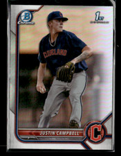 2022 Bowman Draft #BDC-113 Justin Campbell Chrome Refractor