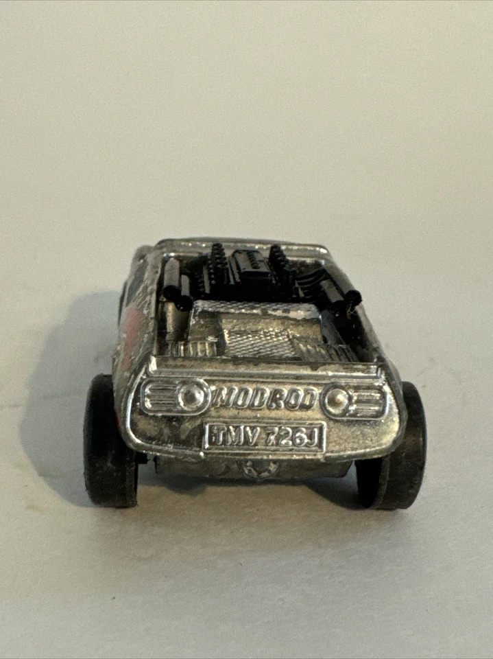 Lesney 1971 Matchbox Superfast Silver Streak No. I/1 Cromo/Rojo/Negro - De colección GC Foto 2 de 4