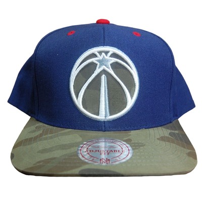 Washington DC Wizards Mitchell Ness Snapback Hat Camouflage