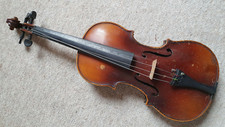 old Violin w. "Stainer" branding, nicely flamed back "La Buse"