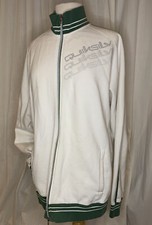 Quiksilver Spell Out Vintage Zipper Zip Up Or Zip Down Sweatshirt TRUE VINTAGE