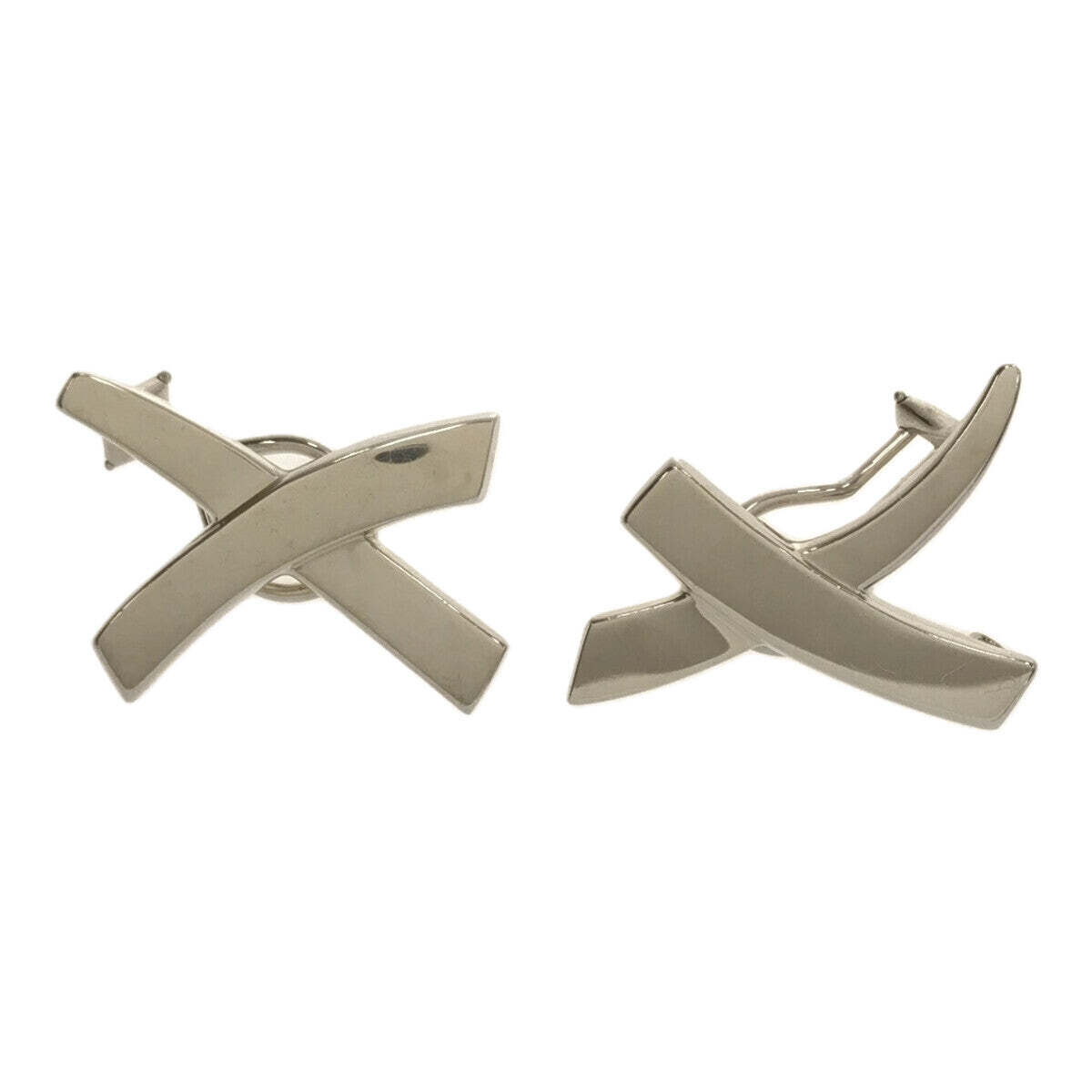 Tiffany & Co. Paloma Picasso Kiss Earrings Silver 925 Approx 10.8 g Used