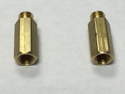 2 PACK HOLLEY QFT AED CARBURETOR BRASS MAIN JET EXTENSION 4150 4160 4500