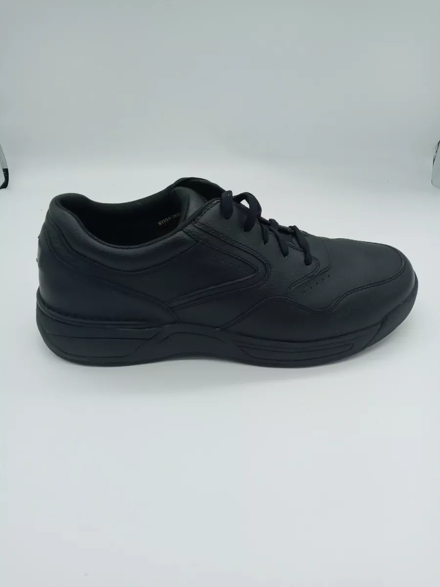 Rockport Prowalker. DMX Mens 12 Black Leather Shoes Hydro Shield