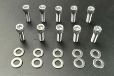 SBC BBC TIMING COVER STUD SET BOLTS STAINLESS SMALL BIG BLOCK CHEVY 350 427 454