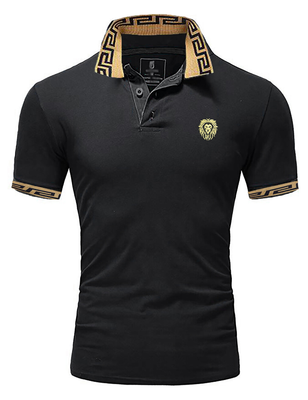 New Mens Polo Shirt T-Shirt Top Short Sleeve Contrast Colours S M L XL ...