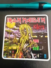 IRON MAIDEN Killers STICKER - Mint Condition - CLASSIC HEAVY METAL BAND