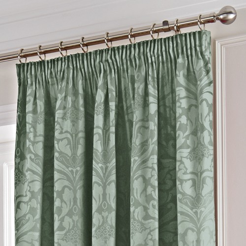 Cortinas plisadas para lápiz ricas en algodón Fusion EASTBOURNE Damasco Jacquard - Imagen 7 de 9