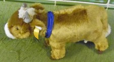 Steiff Kuh , 991493 , Krumbach , 30 cm x 9 cm x 19 cm , mit Knopf + Fähnchen