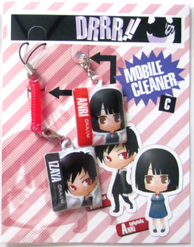 Durarara!! Scheibenwischer Handyband Set Izaya, Anri lizenziert NEU - Bild 1 von 1