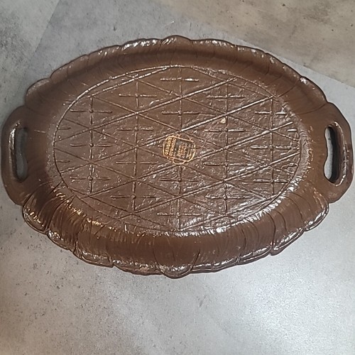 Genuine Burwood Serving Platter Fruit Bowl USA Hardwood - Picture 5 of 11