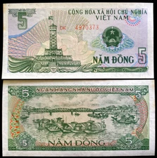 Vietnam 5 Dong 1985 Banknote World Paper Money UNC Currency Bill Note
