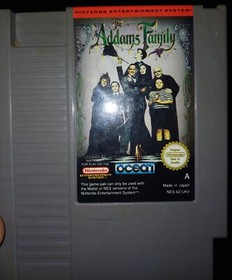 Addams Family - Nintendo NES - PAL (Cart Only) - Tested With Protective Sleeve