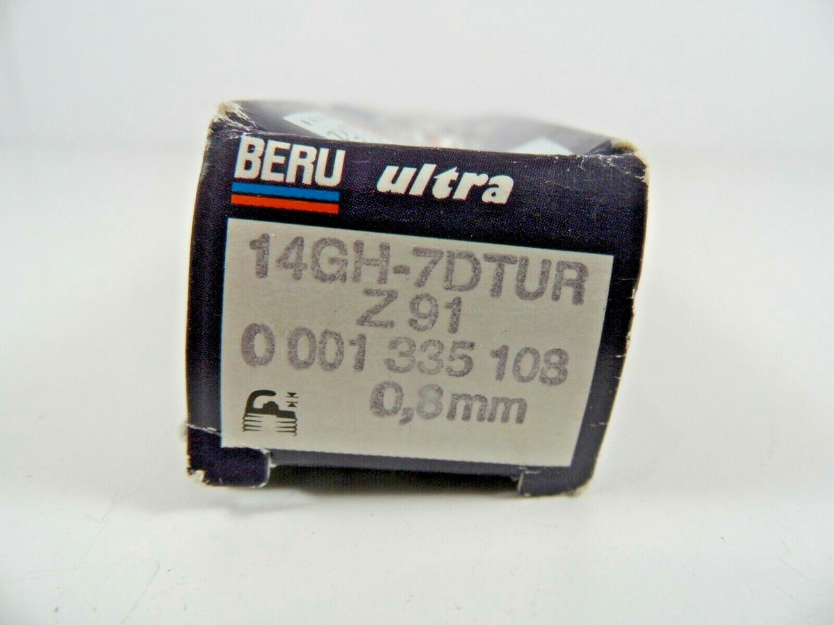 1x BERU Spark Plug Z91 / 0001335108 / 14GH-7DTUR | eBay