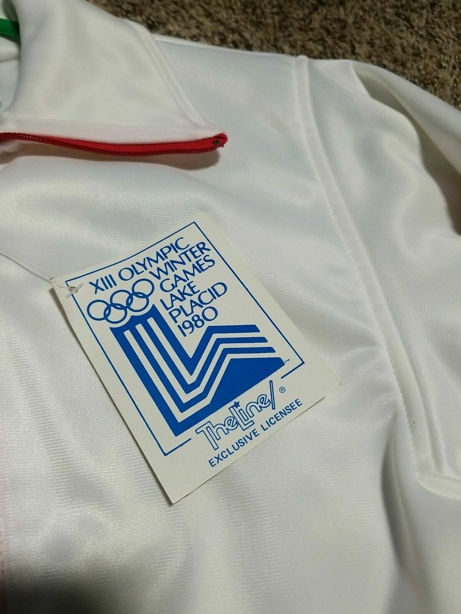 Vtg NWT 1980 USA Lake Placid Winter Olympics Warm Up JACKET The  
