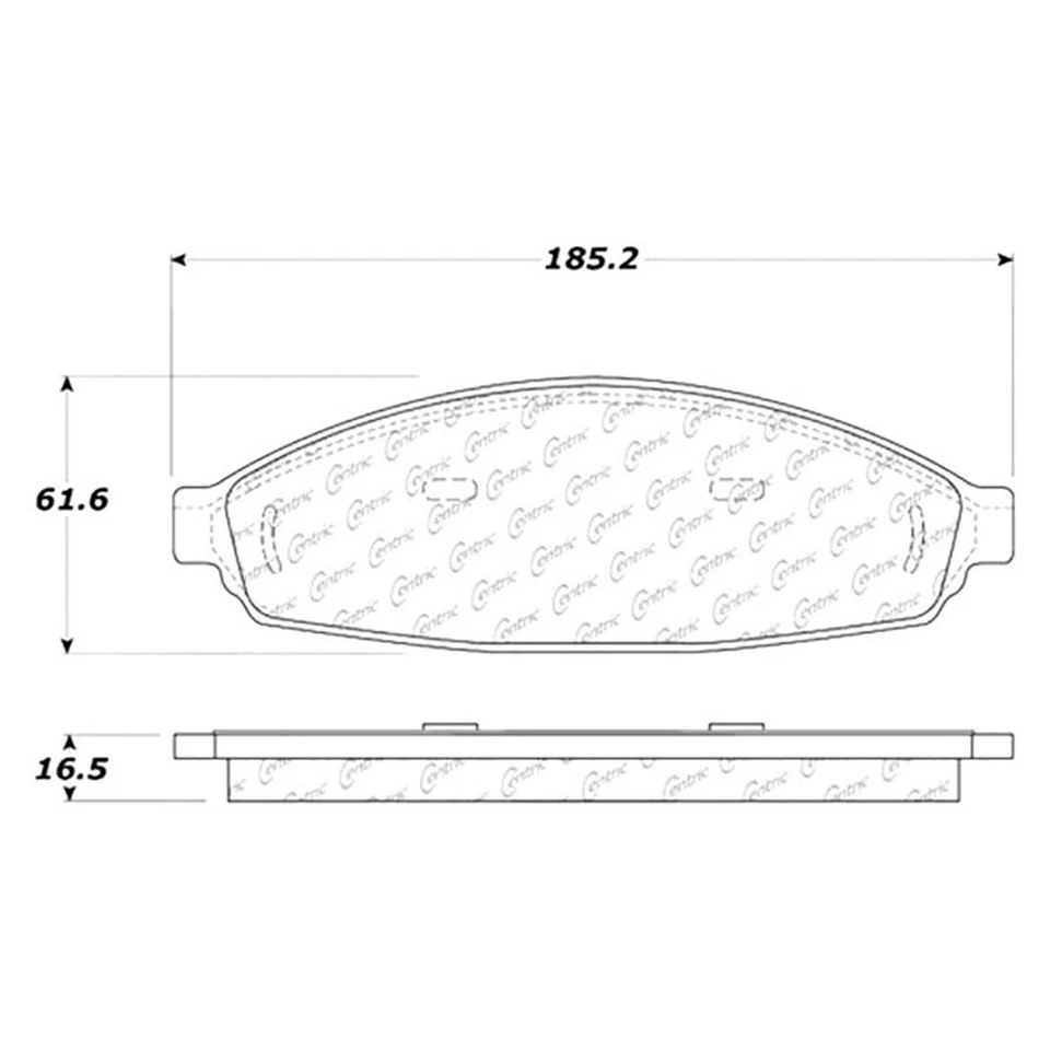 Pastillas de freno de cerámica para Lincoln Town Car 2003 2004 2006 2007 2008 2009 2010 2011 Foto 4 de 4