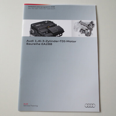 Audi SSP 640 Selbststudienprogramm A1 8X 1,4l 3-Zyl. TDI ultra Motor EA288 CUSB