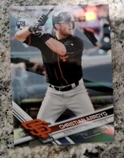 2017 Topps Chrome Base Refractor Christian Arroyo Rookie Parallel
