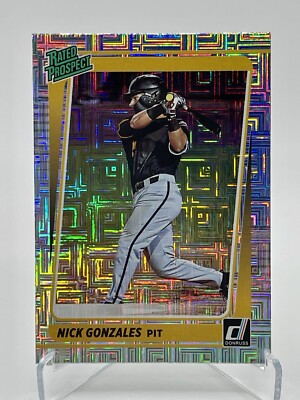 Nick Gonzales 2021 Donruss RARE *VECTOR* SP Rated PROSPECT RP6  (RC) NICE!
