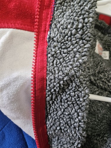 Boys 2XL (18) Red White And Blue Wonder Nation Insulated Zip Up Hoodie - Picture 6 of 7