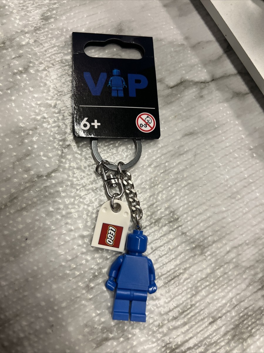LEGO Blue VIP Minifigure Keychain Key Ring 6339348 854090