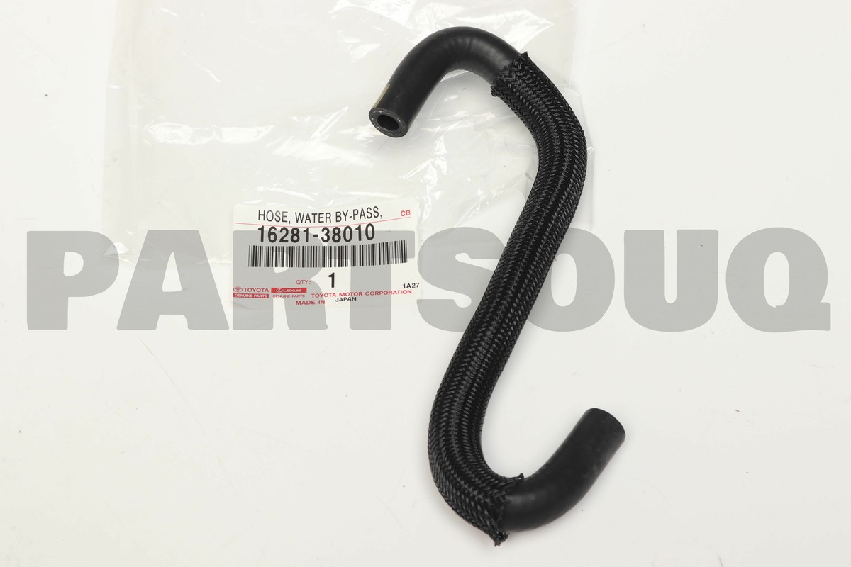 1628138010 Genuine Toyota HOSE, WATER BY-PASS, NO.4 16281