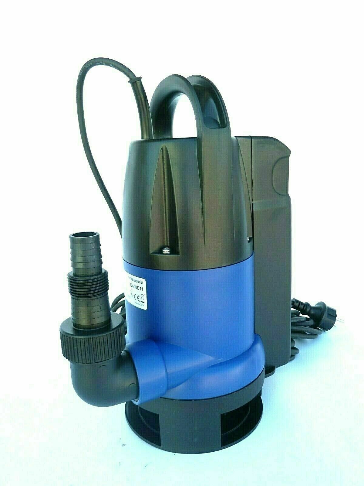 Tauchpumpe Mit Schlauch Fäkalienpumpe Mit Zerkleinerer Tauchpumpe Schmutzwasserpumpe 1,5kW 24 Schmutzwasserpumpe Mit Schlauch