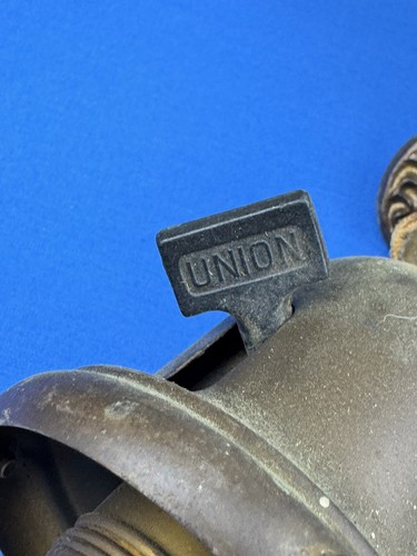 Lámpara colgante de bronce y latón C.1925, 4 enchufes de unión, interruptor de paleta - Imagen 8 de 14
