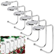 Christmas Stocking Holders for Mantle 6 Pack Mantel Stocking Hangers Metal Ho...