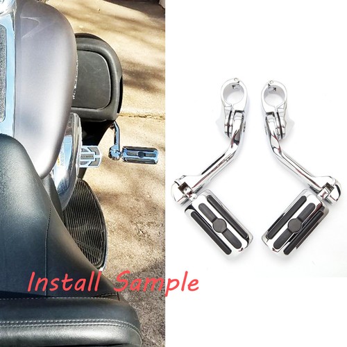 For Harley Davidson Ultra Limited Chrome Motorcycle Footpegs Highway Foot Pegs eBay