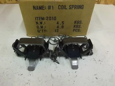 2 Bridger #1 Coil Spring Foothold Traps Raccoon Muskrat Mink Marten Trapping