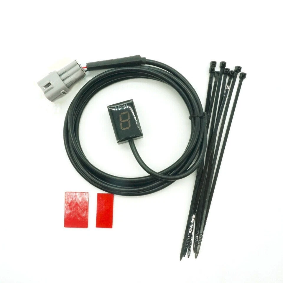 Indicador de engranaje EFI motocicletas LED azul para Suzuki GSXR1000 Intruder RMX450Z Foto 3 de 4