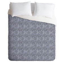 Copripiumino DENY Designs Indigo Little Arrow Poliestere Acquerello REGINA         