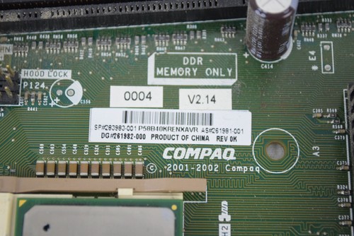Placa madre HP Compaq 261981-001 de HP Compaq EVO FT Intel Pentium 1,8 GHz - Imagen 4 de 4