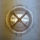 1930’s Handled Anchor Hocking Pink Depression Glass Mayfair Open Rose 4 sections