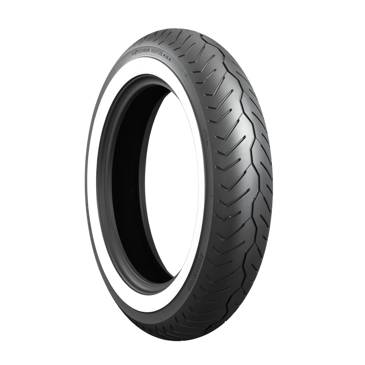130/90-16 67H Bridgestone G721 G White Wall Front Motorcycle Tyre Tubed